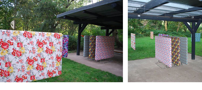 Christiane Oppermann >    'hochbeeten', Installation, mobile Brownde, 2011, Fotos: Oppermann/